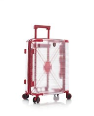 Mažas lagaminas Heys X-ray, S, skaidus/raudonas цена и информация | Чемоданы, дорожные сумки  | pigu.lt