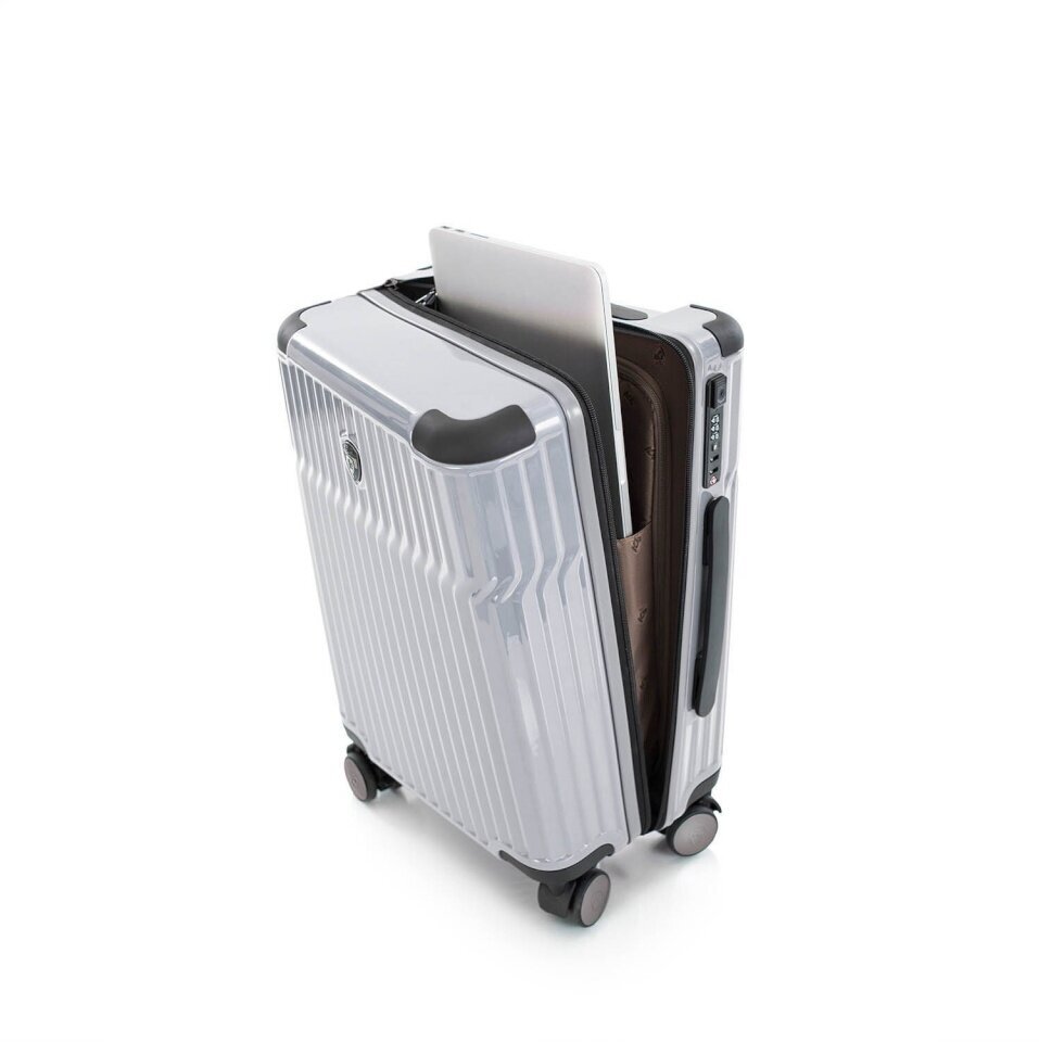 Mažas lagaminas Heys Tekno, S, pilkas kaina ir informacija | Lagaminai, kelioniniai krepšiai | pigu.lt