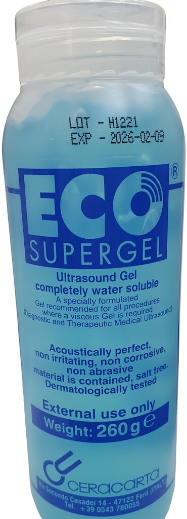 Ultragarsinis gelis Angelsounds SuperGel Eco, 260ml kaina ir informacija | Sveikatos priežiūros priemonės | pigu.lt