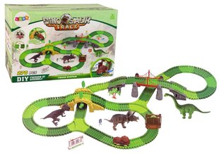 Žaidimo trasa Lean Toys Dinozaurai, žalia kaina ir informacija | Žaislai berniukams | pigu.lt