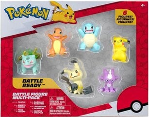 Pokemon Battle Figures 6-Pak Pikachu PKW2469 цена и информация | Игрушки для мальчиков | pigu.lt