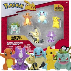 Pokemon Battle Figures 6-Pak Pikachu PKW2469 цена и информация | Игрушки для мальчиков | pigu.lt