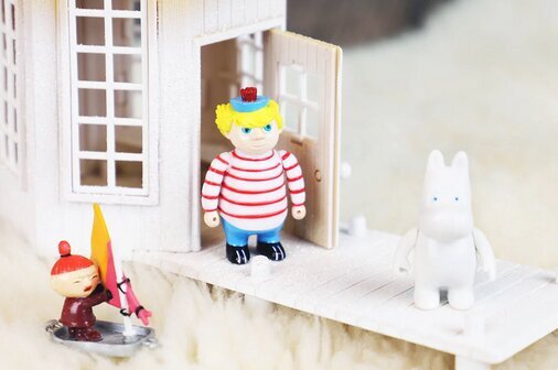 Žaislinė žiemos pirtis Moomin Frosty Bath House, balta kaina ir informacija | Žaislai berniukams | pigu.lt