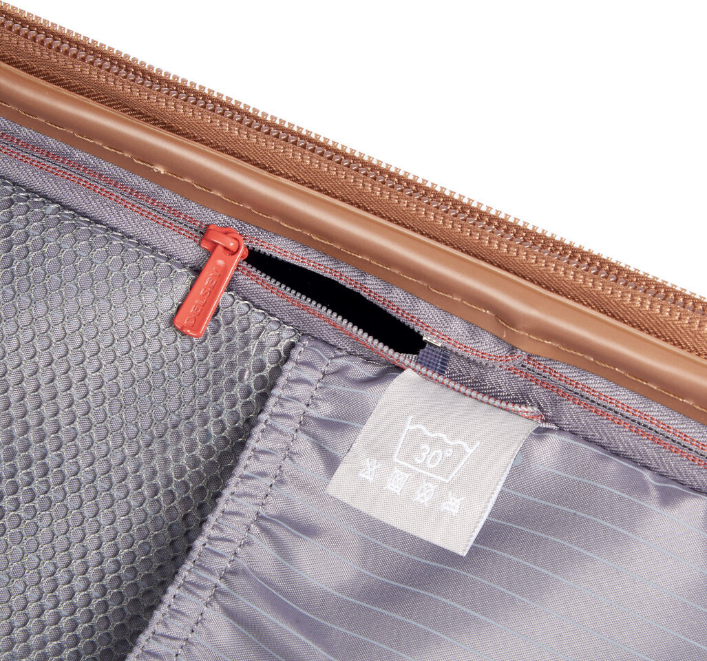 Vidutinis lagaminas Delsey Promenade Hard 2.0 Expandable, M, sidabrinis kaina ir informacija | Lagaminai, kelioniniai krepšiai | pigu.lt