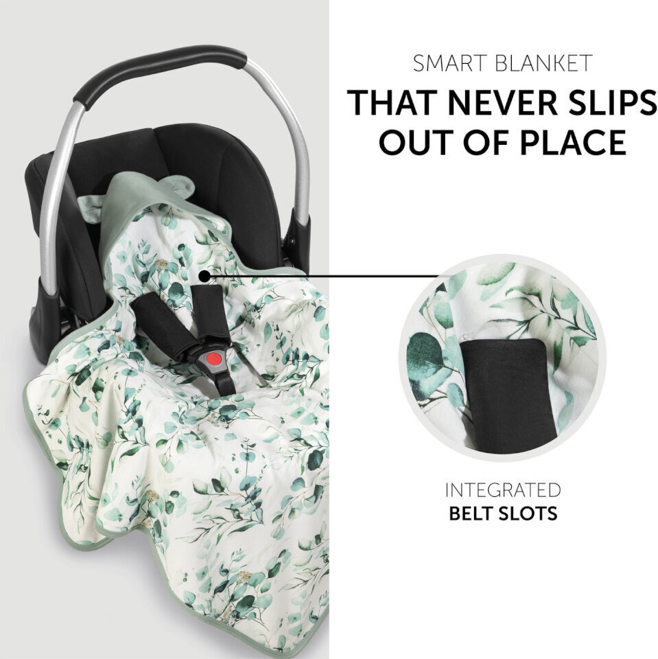 Vokelis kūdikiams Hauck Snuggle N Dream Leaves Mint, 0-8 mėn. kaina ir informacija | Vokeliai, miegmaišiai, pagalvės | pigu.lt