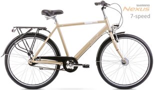 Prekė su pažeista pakuote. Miesto dviratis Romet Orion 7S 26" 2021, auksinis, 20(L) kaina ir informacija | Sporto, laisvalaikio, turizmo prekės su pažeista pakuote | pigu.lt
