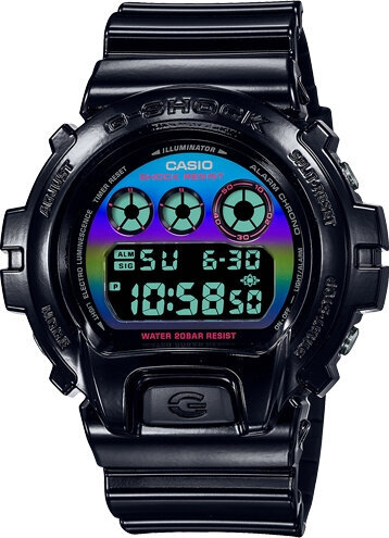 Laikrodis moterims Casio DW-6900RGB-1ER цена и информация | Moteriški laikrodžiai | pigu.lt