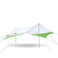 Šešiakampė palapinė Naturehike, 5,2x4,6 m, žalia/pilka цена и информация | Палатки | pigu.lt