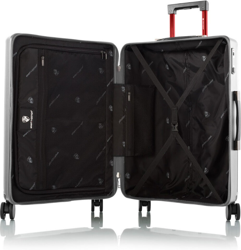 Mažas lagaminas Heys Smart Luggage, S, pilkas kaina ir informacija | Lagaminai, kelioniniai krepšiai | pigu.lt
