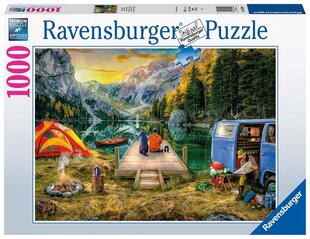 Dėlionė Ravensburger Atostogos kempinge, 16994, 1000 d. kaina ir informacija | Dėlionės (puzzle) | pigu.lt