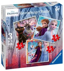 Dėlionė Ravensburger Frozen, 25/36/49 d. kaina ir informacija | Dėlionės (puzzle) | pigu.lt