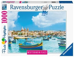 Dėlionė Ravensburger Mediaranean Malta, 14978, 1000 d. kaina ir informacija | Dėlionės (puzzle) | pigu.lt