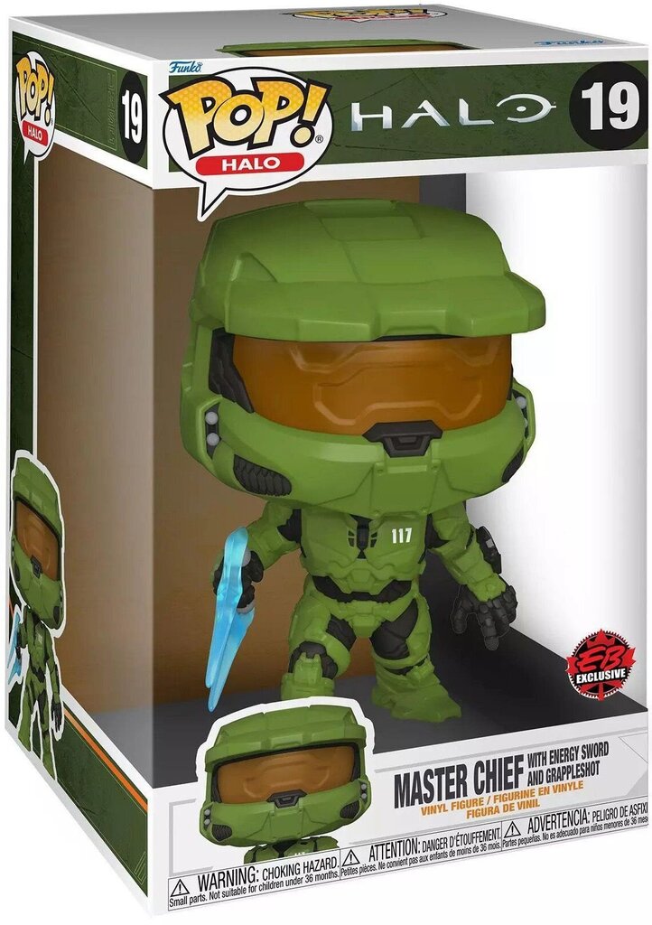 Funko Pop! Jumbo Halo Master kaina ir informacija | Žaidėjų atributika | pigu.lt