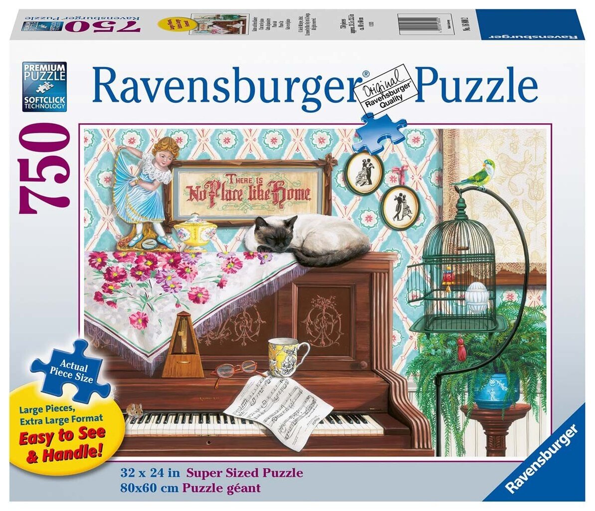 Dėlionė Ravensburger su kačiuku, 16800, 750 d. kaina ir informacija | Dėlionės (puzzle) | pigu.lt