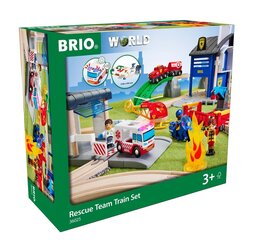 Brio Rescue Team Set Set 63602500 цена и информация | Конструкторы и кубики | pigu.lt