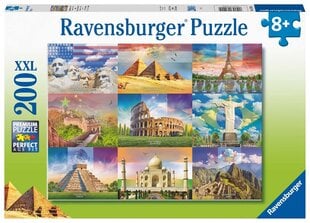 Dėlionė Ravensburger Pasaulio paminklai, 13290, 200 d. kaina ir informacija | Dėlionės (puzzle) | pigu.lt