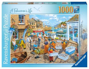 Dėlionė žvejo gyvenimas Ravensburger 16921, 1000 d. kaina ir informacija | Dėlionės (puzzle) | pigu.lt