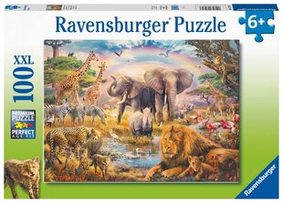 Пазл Ravensburger Wildlife, 13284, 100 д. цена и информация | Пазлы | pigu.lt