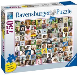 Dėlionė su šunimis Ravensburger Duzzle, 750 d. kaina ir informacija | Dėlionės (puzzle) | pigu.lt