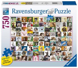 Dėlionė su šunimis Ravensburger Duzzle, 750 d. kaina ir informacija | Dėlionės (puzzle) | pigu.lt