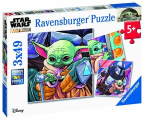 пазл ravenburger 3x49 шт звездные войны цена и информация | Пазлы | pigu.lt