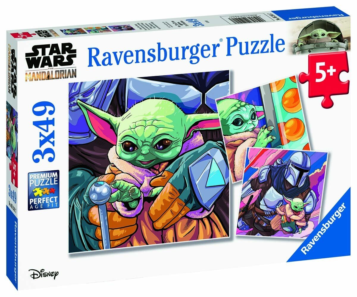 Dėlionių rinkinys Ravensburger 5241, 3 vnt., 147 d. kaina ir informacija | Dėlionės (puzzle) | pigu.lt