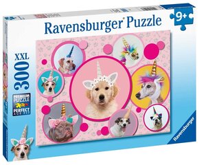 Dėlionė Ravensburger Unicorn Dogs, 300 d. kaina ir informacija | Dėlionės (puzzle) | pigu.lt