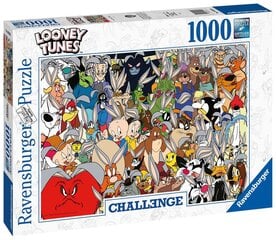 Dėlionė Looney Tunes Ravensburger 16926, 1000 d. цена и информация | Пазлы | pigu.lt