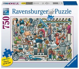 Dėlionė Ravensburger Athletic Fit, 16940, 750 d. kaina ir informacija | Dėlionės (puzzle) | pigu.lt