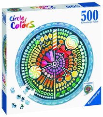 Dėlionė Ravensburger Colors Candy, 500 d. kaina ir informacija | Dėlionės (puzzle) | pigu.lt