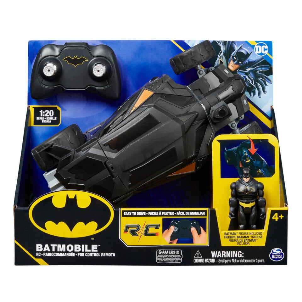 Nuotolinio valdymo automobilis Dc Batman Batmobile RC kaina ir informacija | Žaislai berniukams | pigu.lt