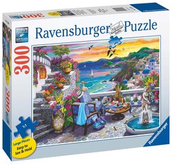 Ravensburger Puzzle Santorini Sunset 300plf 17130 цена и информация | Пазлы | pigu.lt