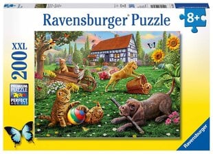 Dėlionė Ravensburger su gyvūnais, 12828, 200 d. kaina ir informacija | Dėlionės (puzzle) | pigu.lt