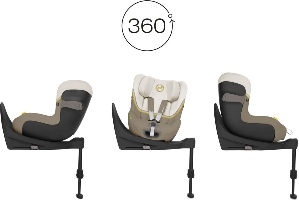 Cybex Sirona Gi i-Size 61-105cm automobilinė kėdutė, Lava Grey