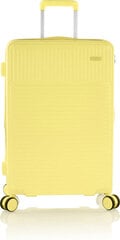 Vidutinis lagaminas Heys Pastel Yellow, M, geltonas kaina ir informacija | Lagaminai, kelioniniai krepšiai | pigu.lt