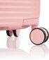 Didelis lagaminas Heys Pastel Blush, L, rožinis kaina ir informacija | Lagaminai, kelioniniai krepšiai | pigu.lt