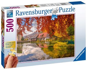 Dėlionė malūnas Ravensburger 13672, 500 d. kaina ir informacija | Dėlionės (puzzle) | pigu.lt