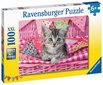 Dėlionė Ravensburger Mielas kačiukas,12985, 100 d. kaina ir informacija | Dėlionės (puzzle) | pigu.lt