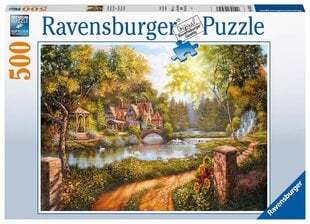 Dėlionė Ravensburger Kotedžas prie upės, 16582, 500 d. kaina ir informacija | Dėlionės (puzzle) | pigu.lt