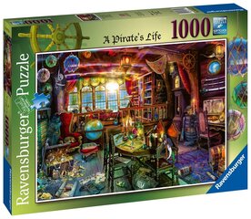 Dėlionė Ravensburger piratų gyvenimas, 1000 d. kaina ir informacija | Dėlionės (puzzle) | pigu.lt