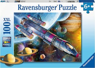 Dėlionė kosmosas Ravensburger 12939, 100 d. kaina ir informacija | Dėlionės (puzzle) | pigu.lt