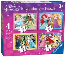 Dėlionė Ravensburger Disney Princes,12/16/20/24 d. kaina ir informacija | Dėlionės (puzzle) | pigu.lt