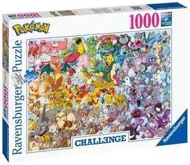 Пазл Ravensburger Challenge Pokemon, 1000 д. цена и информация | Пазлы | pigu.lt