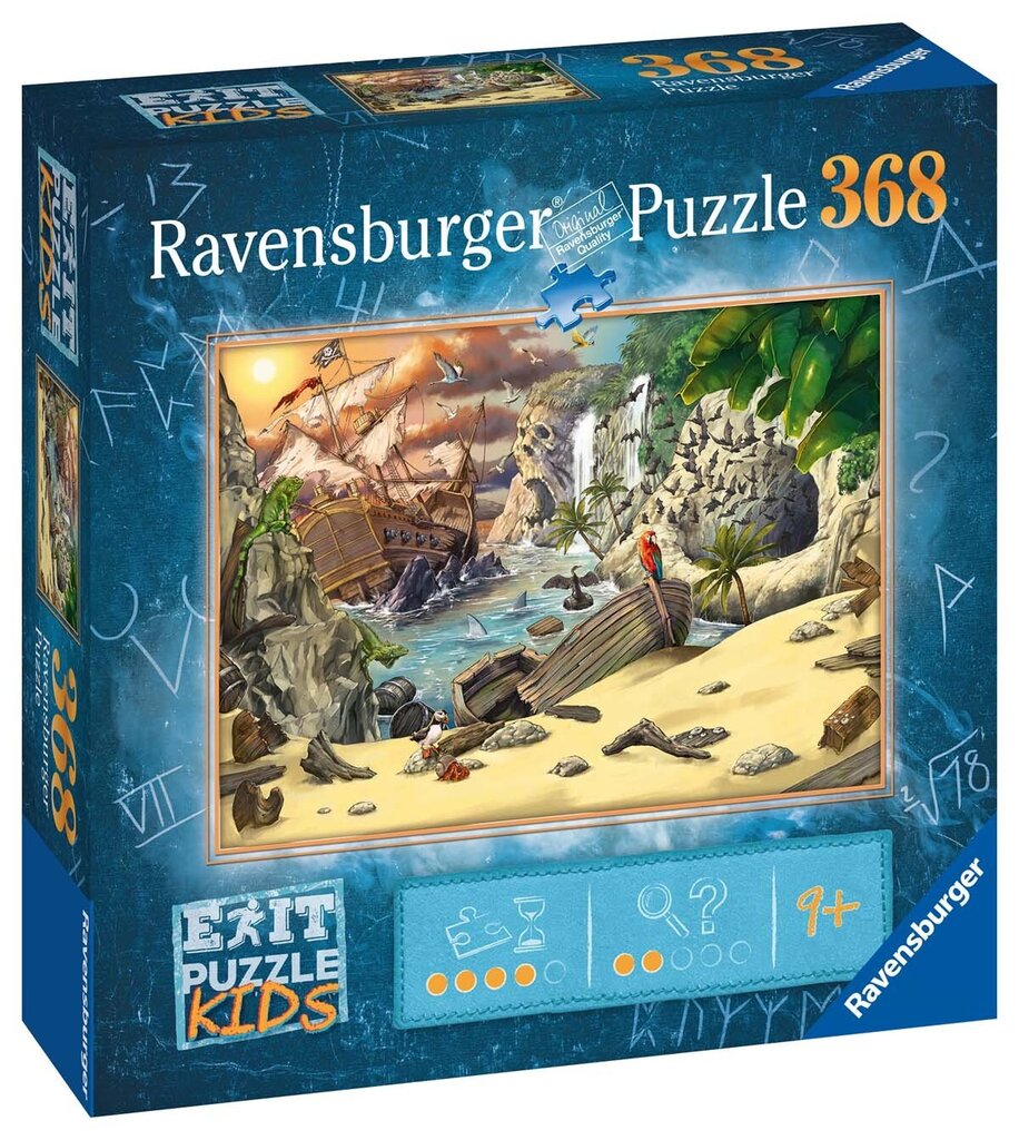 Dėlionė Ravensburger Exitkids Pirate Adventure, 12954, 368 d. kaina ir informacija | Dėlionės (puzzle) | pigu.lt