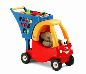 Vaikiškas pirkinių vežimėlis Little Tikes Cozy Shopping Cart 401313 цена и информация | Игрушки для девочек | pigu.lt