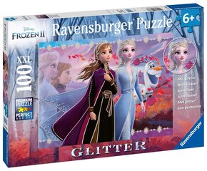Dėlionė Ravensburger Frozen Stiprios seserys, 100 d. kaina ir informacija | Dėlionės (puzzle) | pigu.lt