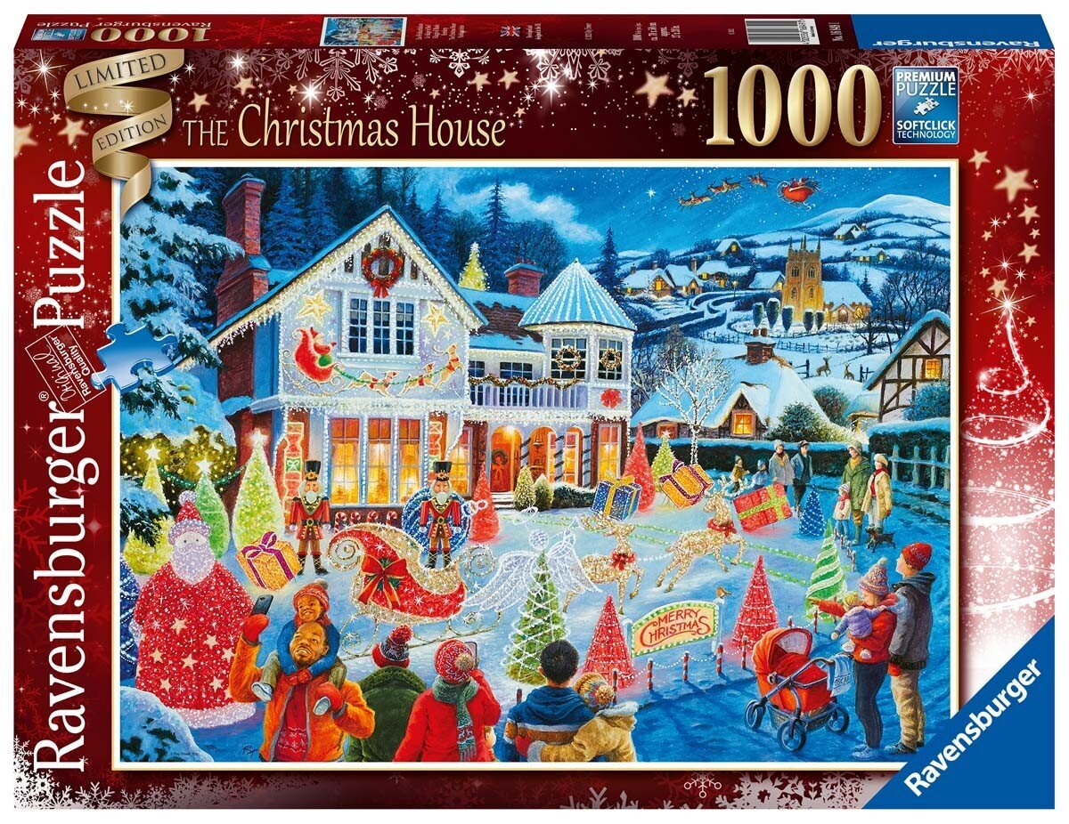 Dėlionė Ravensburger Christmas House, 1000 d. kaina ir informacija | Dėlionės (puzzle) | pigu.lt