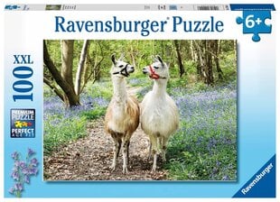 Dėlionė Ravensburger Lamos, 12941, 100 d. kaina ir informacija | Dėlionės (puzzle) | pigu.lt