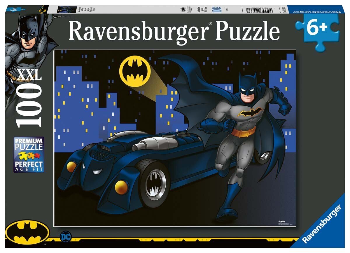 Dėlionė Ravensburger Betmenas XXL,100 d. kaina ir informacija | Dėlionės (puzzle) | pigu.lt