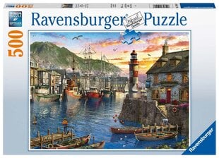 Dėlionė saulėtekis uoste Ravensburger 15045, 500 d. kaina ir informacija | Dėlionės (puzzle) | pigu.lt